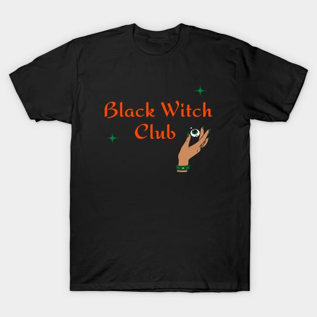 Black Witch Club - Light Brown T-Shirt by Y-Tess